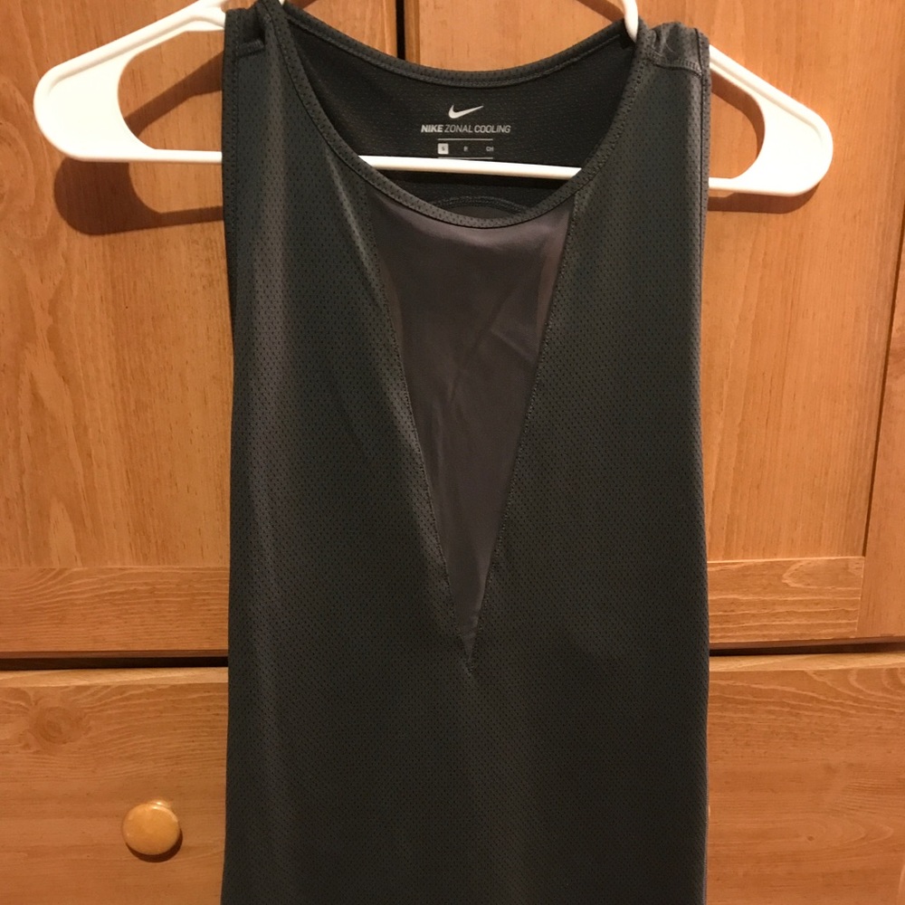 Nike mesh detailed running tank top